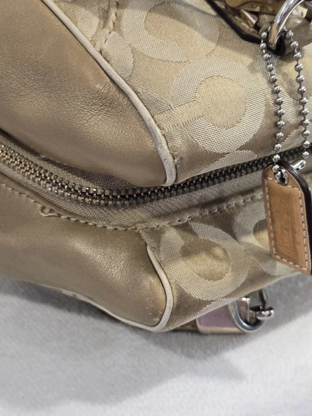 Coach shoulder tote